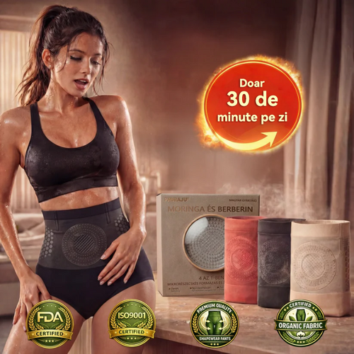 ⏰🔥Magazin oficial al mărcii | ✅🛡️ 𝐏𝐀𝐔𝐑𝐀𝐉𝐔® 𝟐𝟎𝟐𝟔 Moringa & Berberină 4-în-1, pantaloni scurți modelatori și pentru arderea grăsimii cu micro-particule.